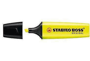 STABILO Textmarker ® BOSS® ORIGINAL 2-5mm gelb Keilspitze