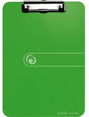 herlitz Klemmbrett easy orga to go 22,5 x 31,5 cm (B x H) DIN A4 Polystyrol opak apfel