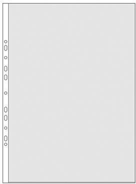 VELOFLEX Prospekthülle DIN A3 0,08mm oben offen Polypropylen glasklar 10 St./Pack.