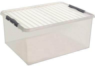 Sunware Aufbewahrungsbox the q-line 80 x 38 x 50 cm (B x H x T) 120l Kunststoff transparent