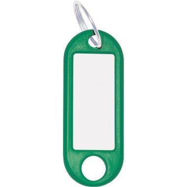 WEDO Schlüsselanhänger ® 52 x 21 x 3 mm (B x H x T) Ring Kunststoff grün 100 St./Pack.