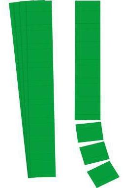 Ultradex Einsteckkarte Planrecord 7 x 3,2 cm (B x H) 190g/m² grün 90 St./Pack.