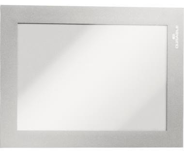 DURABLE Magnetrahmen DURAFRAME® DIN A6 silber 2 St./Pack.