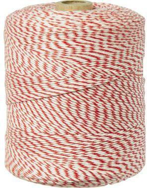 SOLDANPLUS Bindfaden 360m Baumwolle weiß/rot 360m Baumwolle weiß/rot