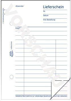 AVERY Zweckform Lieferschein DIN A6 nicht selbstdurchschreibend 2 x 50 Bl.