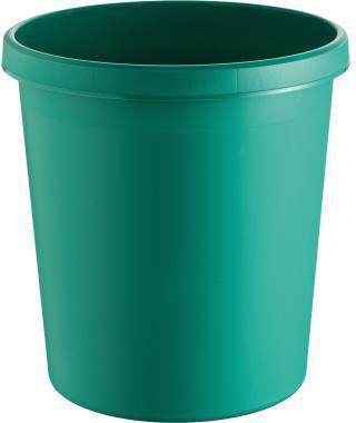 helit Papierkorb the german 31,5 x 33,1 cm (D. x H) 18l Polypropylen Farbe: grün 1 Sortierfach