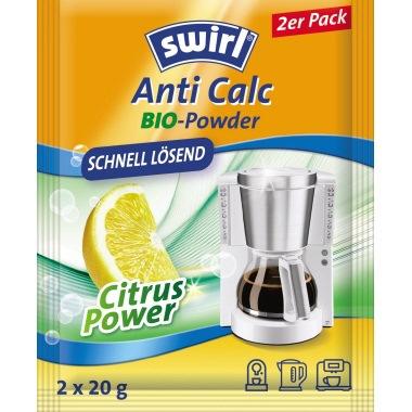 swirl ® Entkalker Anti Calc Bio Powder 2,2 2 x 20 g/Pack.