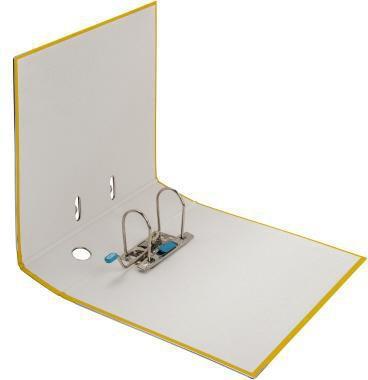 ELBA Ordner smart Pro 80mm DIN A4 Werkstoff: Pappe Material der Kaschierung außen: Polypropylen Material der Kaschierung innen: Papier gelb