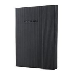 sigel Notizbuch Conceptum ca. DIN A5 kariert schwarz 97 Bl.