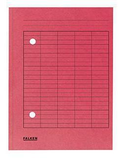 FALKEN Umlaufmappe DIN A4 250g/m² Manilakarton recycelt rot 100 St./Pack.