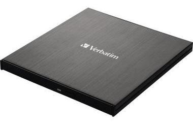 Verbatim Laufwerk extern Slimline DVD 145 x 11 x 133 mm (B x H x T) USB 3.2 GEN 1 CD DVD M-Disc Archivmedien Windows® Mac universell inkl. USB-C/USB-A Kabel USB-A/USB-C