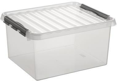 Sunware Aufbewahrungsbox the q-line 50 x 26 x 40 cm (B x H x T) DIN A3 36l Kunststoff transparent