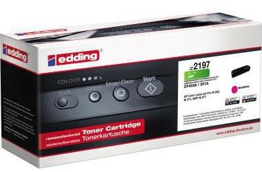 edding Toner kein Originalzubehör Kompatibel mit: HP 201A EDD-2197 ca. 1.400 Seiten magenta