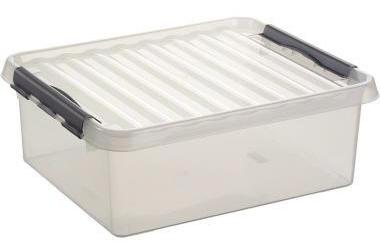 Sunware Aufbewahrungsbox the q-line 50 x 18 x 40 cm (B x H x T) 25l Kunststoff transparent