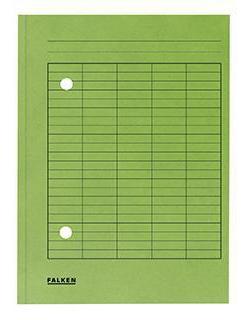 FALKEN Umlaufmappe DIN A4 250g/m² Manilakarton recycelt grün 100 St./Pack.