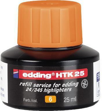 edding Nachfülltinte Marker HTK 25 Flasche orange 25ml HTK 25 Flasche orange 25ml