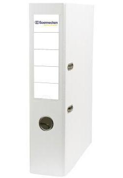 Soennecken Ordner 70mm DIN A4 Werkstoff: Karton Material der Kaschierung außen: Polypropylen Material der Kaschierung innen: Papier weiß