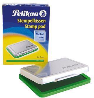 Pelikan Stempelkissen 3 Gummistempel Polymerstempel 70 x 50 mm (B x H) grün