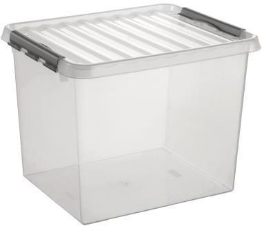 Sunware Aufbewahrungsbox the q-line 50 x 38 x 40 cm (B x H x T) DIN A3 52l Kunststoff transparent