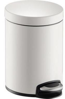 helit Tretabfalleimer the silent Classic 29,3 x 46,2 cm (D. x H) 20l Stahlblech weiß
