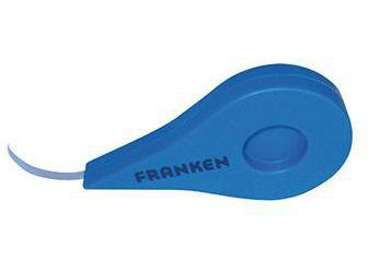 FRANKEN Einteilungsband 8 mm x 10 m (B x L) grau/transparent