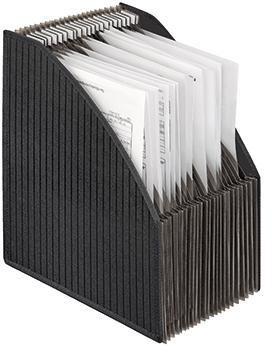 VELOFLEX Stehsammler 6-56 x 32 x 26 cm (B x H x T) DIN A4 Werkstoff: Polypropylen Textil schwarz