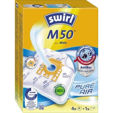 swirl Staubsaugerbeutel M 50 Verwendung für Produkt: Miele Ausführung des Inhalts (Packung): 4 St./