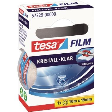 tesa Klebefilm film® kristall-klar Maße: 19 mm x 10 m (B x L) beidseitig klebend: Nein