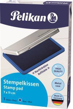 Pelikan Stempelkissen 2 Gummistempel Polymerstempel 110 x 70 mm (B x H) blau nicht dokumentenecht