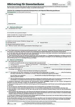 RNK VERLAG Mietvertrag DIN A4 nicht selbstdurchschreibend 3 Bl.