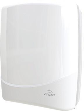 FRIPA Handtuchspender Z/Z-Falz / V-Falz C-Falz 31,5 x 39 x 15,7 cm (B x H x T) Kunststoff weiß