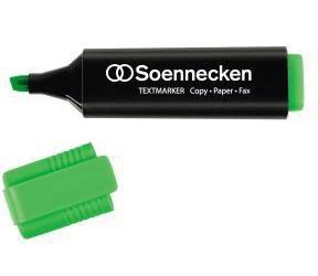 Soennecken Textmarker 2-5mm grün Keilspitze 2-5mm grün Keilspitze