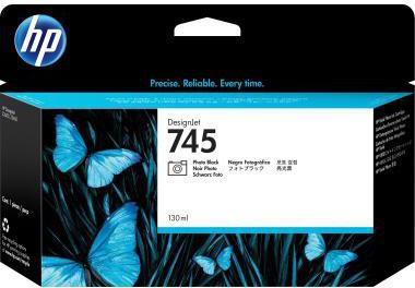hp Tintenpatrone Originalzubehr 745 fotoschwarz 130ml Originalzubehr 745 fotoschwarz 130ml