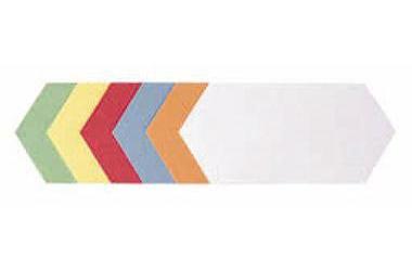 FRANKEN Moderationskarte 20,5 x 9,5 cm (B x H) 130g/m² Altpapier 100 % recycelt farbig sortiert 500 St./Pack.