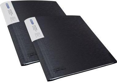 RAPESCO Sichtbuch Germ-SavvyT DIN A4 Polypropylen schwarz 100 Hüllen 2 St./Pack.
