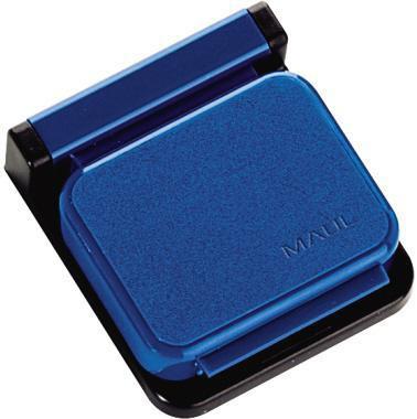 MAUL Clip S Magnet 3,6 x 4 cm (B x L ) Kunststoff blau 10 St./Pack.