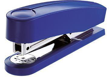 NOVUS Heftgerät B 2 24/6 26/6 fest/lösbar/nageln 25 Bl. (80 g/m²) inkl. 200 Heftklammern 24/6 DIN SUPER Metall/Kunststoff blau