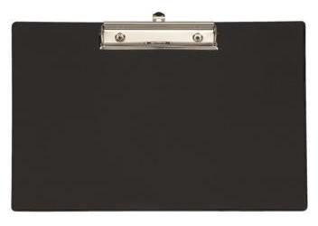 MAUL Klemmbrett 32 x 23 cm (B x H) DIN A4 quer Karton Folienüberzug schwarz