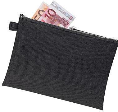 VELOFLEX Reißverschlusstasche DIN A5 100 % Polyester schwarz DIN A5 100 % Polyester schwarz