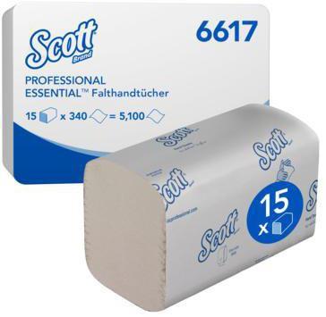 SCOTT Papierhandtuch ® EssentialT 21,2 x 20 cm (B x L) ® EssentialT 21,2 x 20 cm (B x L)