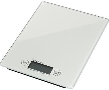 MAUL Briefwaage gloss 4 g 5kg ohne Netzanschluss weiß