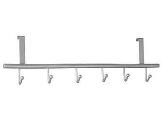 ALCO Türgarderobe 60 x 6,8 x 17 cm (B x H x T) Edelstahl gebürstet silber
