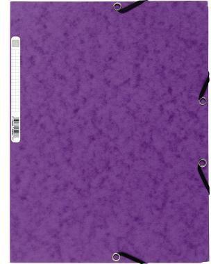 EXACOMPTA Sammelmappe DIN A4 400g/m² Colorspankarton violett