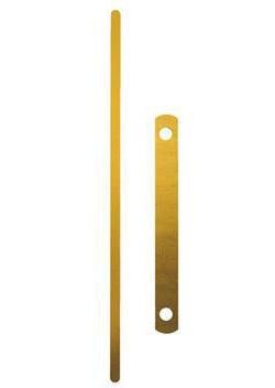 Leitz Aufreihband Metall gold 100 St./Pack. Metall gold 100 St./Pack.