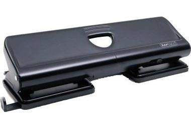 RAPESCO Doppellocher 720 22 Bl. (80 g/m²) mit Anschlagschiene schwarz