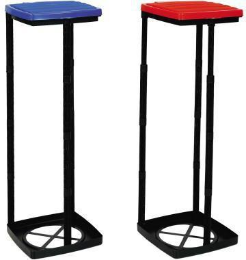 AXENTIA Müllsackständer 28,5 x 47-874 x 32 cm (B x H x T) 120l Kunststoff farbig sortiert (freie Farbauswahl nicht möglich)