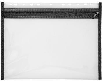 VELOFLEX Reißverschlusstasche VELOBAG® XS Eurolochung Polypropylen schwarz