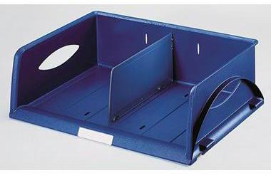 Leitz Briefablage Sorty DIN A4 quer DIN C4 quer Überbreite Polystyrol Farbe: blau