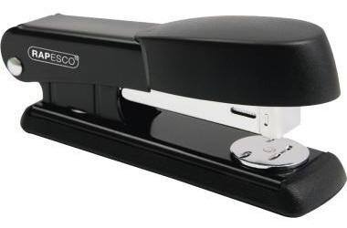 RAPESCO Heftgerät Bowfin 24/6 26/6 fest/lösbar/nageln 25 Bl. (80 g/m²) inkl. 105 Heftklammern 26/6 Metall/ABS Kunststoff schwarz