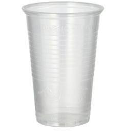 PAPSTAR Trinkbecher Einweg 200ml Polypropylen transparent 100 St./Pack.
